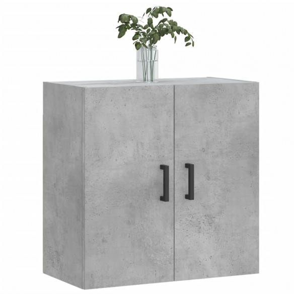 Armoire murale gris béton 60x31x60 cm bois d'ingénierie