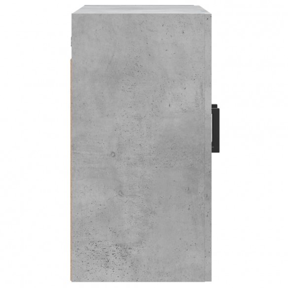 Armoire murale gris béton 60x31x60 cm bois d'ingénierie