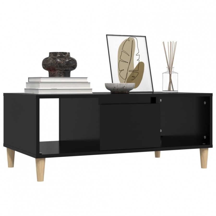 Table basse Noir 90x50x36,5 cm 