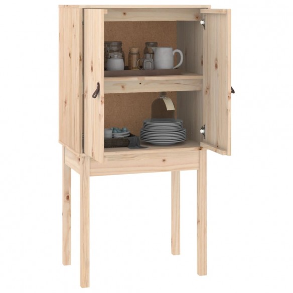 Buffet haut 60x40x120 cm Bois massif de pin