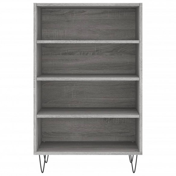 Buffet haut sonoma gris 57x35x90 cm bois d'ingénierie