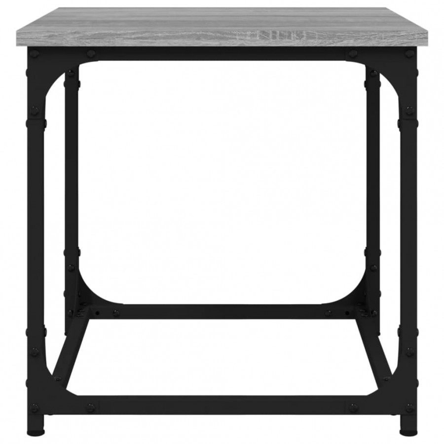 Table d'appoint Sonoma gris 40x40x40 cm 