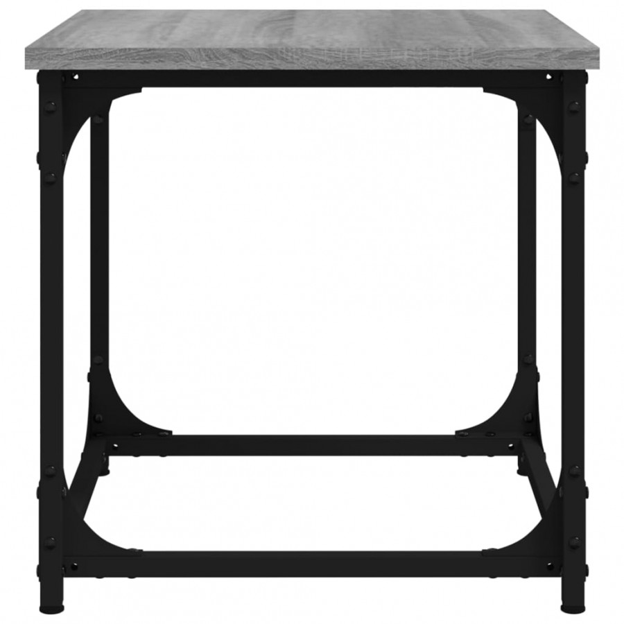 Table d'appoint Sonoma gris 40x40x40 cm 