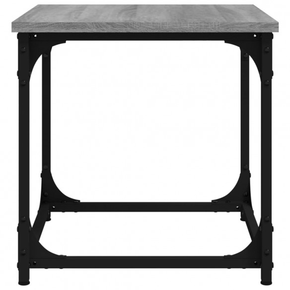 Table d'appoint Sonoma gris 40x40x40 cm Bois d'ingénierie