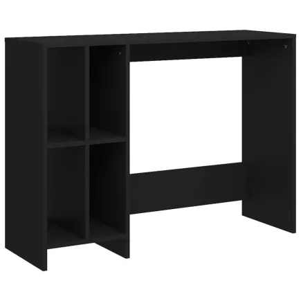 Bureau d'ordinateur portable Noir 102,5x35x75 cm Aggloméré 2