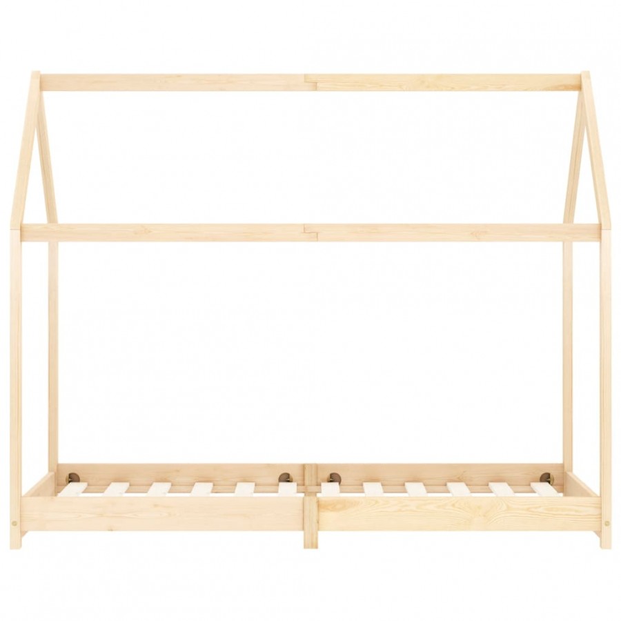 Lit d'enfant Bois de pin massif 90 x 200 cm Lit d'enfant Bois de pin massif 90 x 200 cm