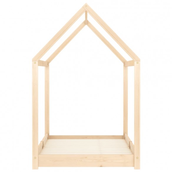 Lit d'enfant Bois de pin massif 90 x 200 cm