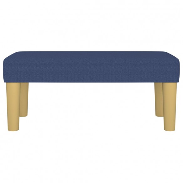 Banc Bleu 70x30x30 cm Tissu