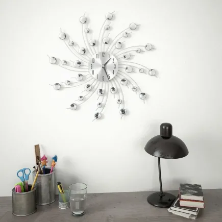 Horloge murale avec mouvement à quartz Design moderne 50 cm 2