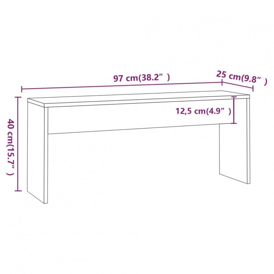 Ensembles de salle à manger 3 pcs Blanc brillant Aggloméré