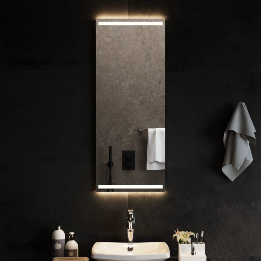 Miroir de salle de bain à LED 40x100 cm