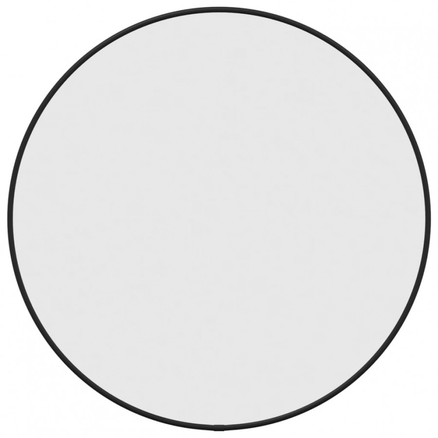 Miroir mural Noir Ø 50 cm Rond