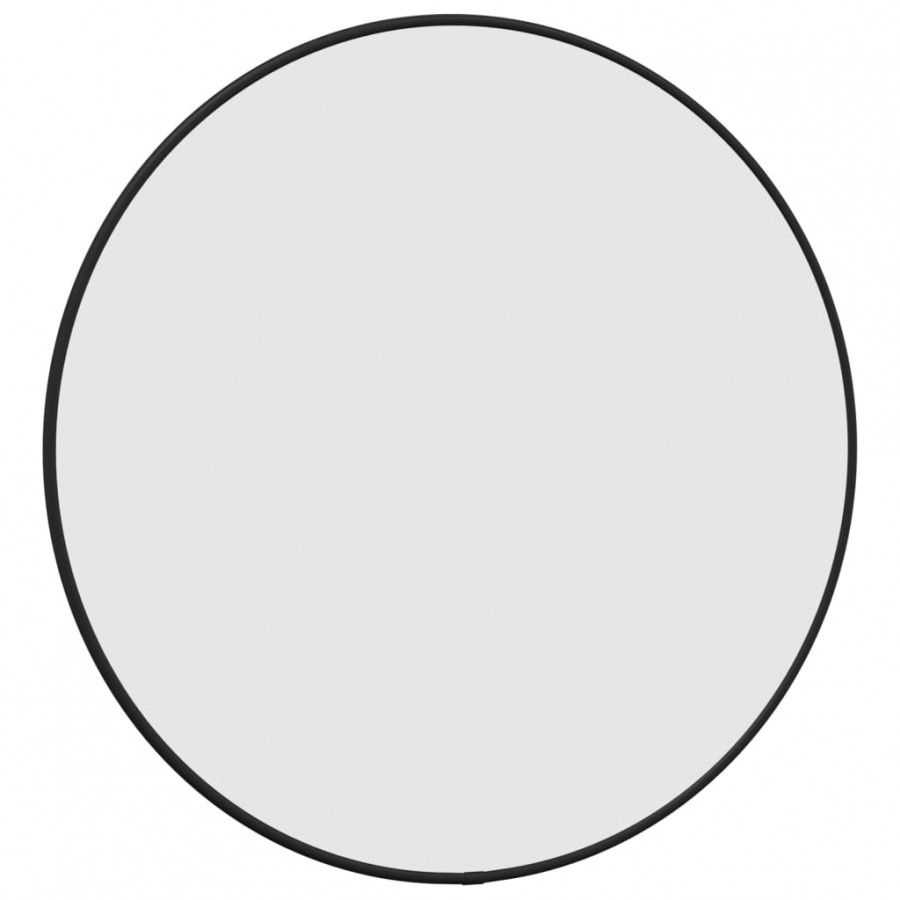 Miroir mural Noir Ø 50 cm Rond