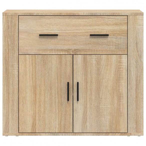 Buffet Chêne sonoma 80x33x70 cm Bois d'ingénierie