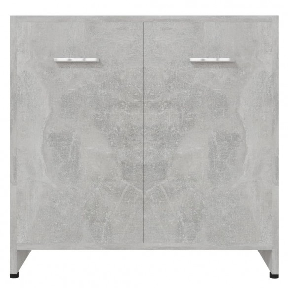 Armoire de salle de bain Gris béton 60x33x61 cm Aggloméré