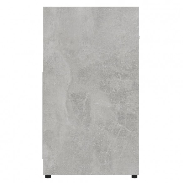 Armoire de salle de bain Gris béton 60x33x61 cm Aggloméré