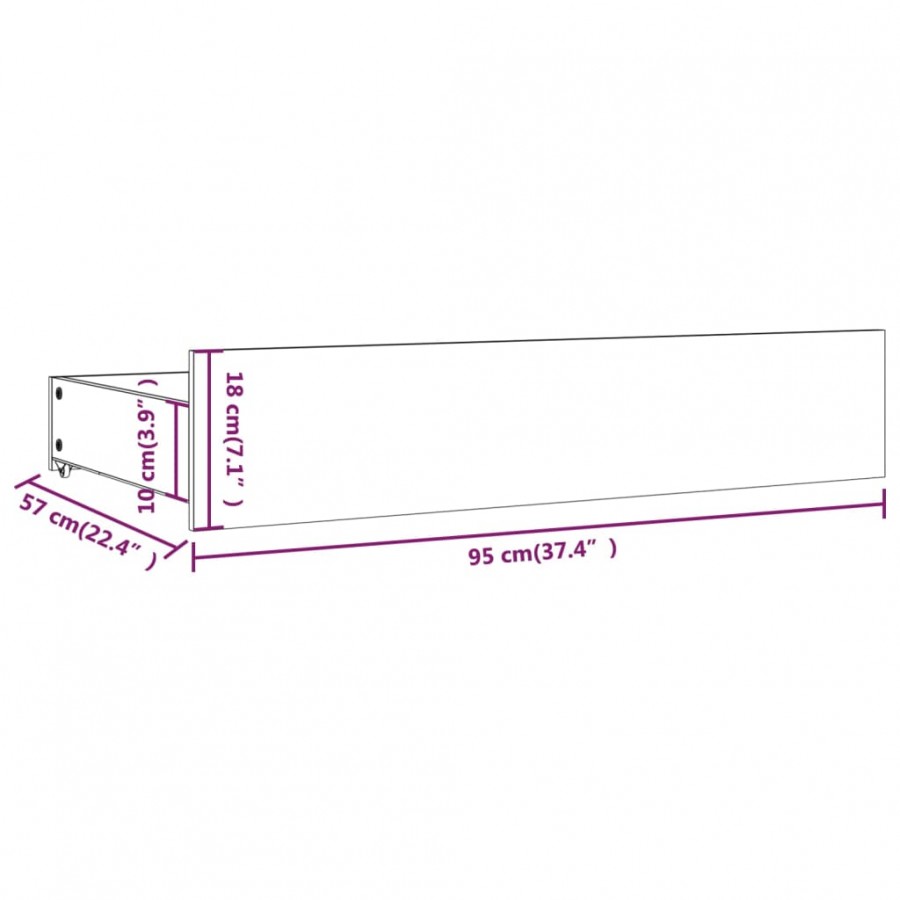 Tiroirs de lit 4 pcs Blanc Bois de pin massif Tiroirs de lit 4 pcs Blanc Bois de pin massif