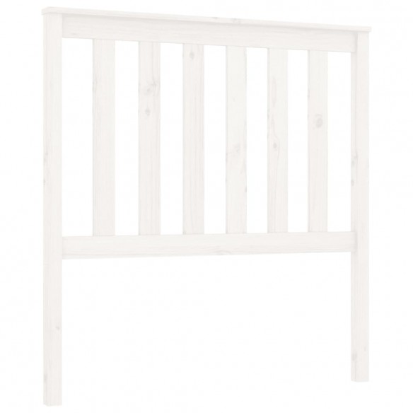 Tête de lit Blanc 96x6x101 cm Bois massif de pin