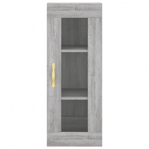 Buffet haut Sonoma gris 34,5x34x180 cm Bois d'ingénierie