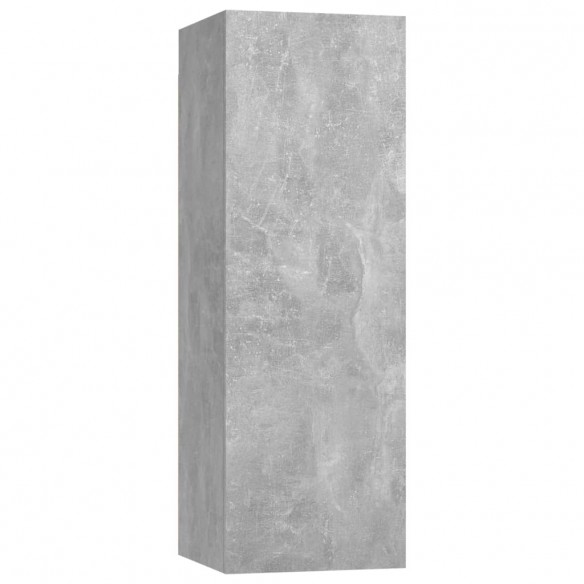 Ensemble de meuble TV 6 pcs Gris béton Aggloméré