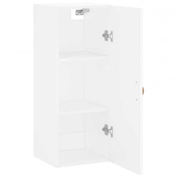 Armoire murale blanc 34,5x34x90 cm