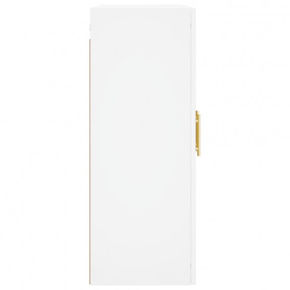 Armoires murales 2 pcs blanc bois d'ingénierie