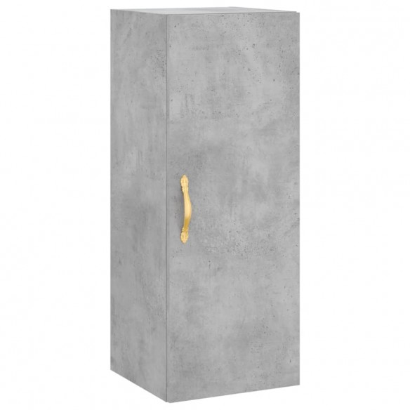 Armoire murale gris béton 34,5x34x90 cm