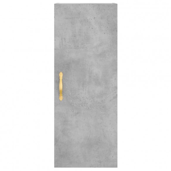 Armoire murale gris béton 34,5x34x90 cm