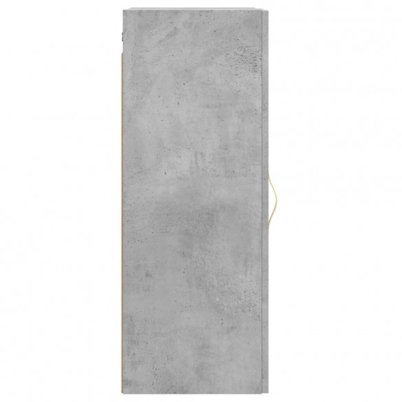 Armoire murale gris béton 34,5x34x90 cm