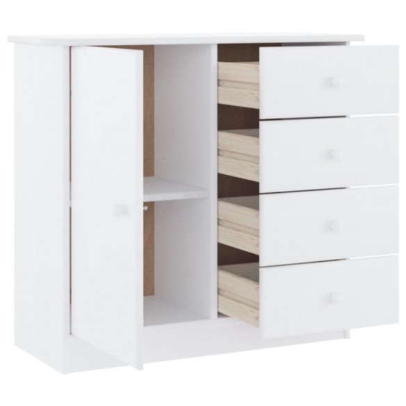 Buffet ALTA blanc 77x35x73 cm bois massif de pin