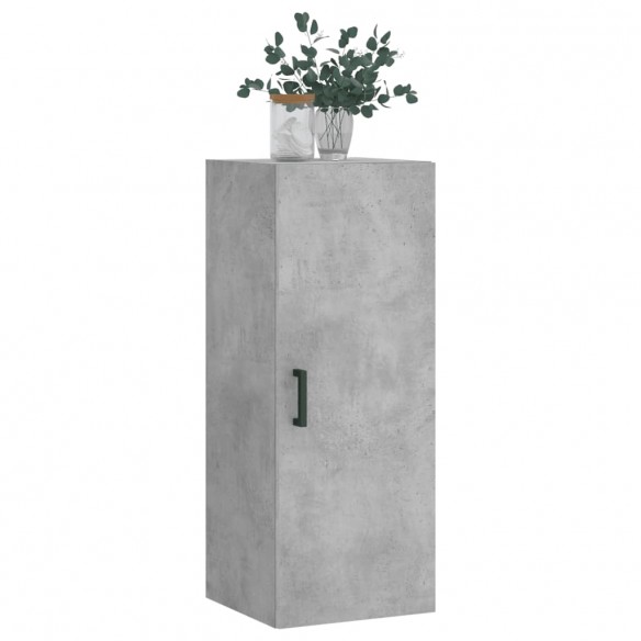 Armoire murale gris béton 34,5x34x90 cm