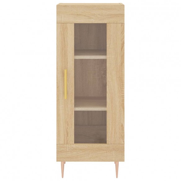 Buffet haut Chêne sonoma 34,5x34x180 cm Bois d'ingénierie