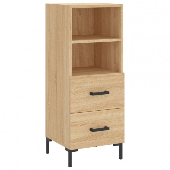 Buffet haut Chêne sonoma 34,5x34x180 cm Bois d'ingénierie