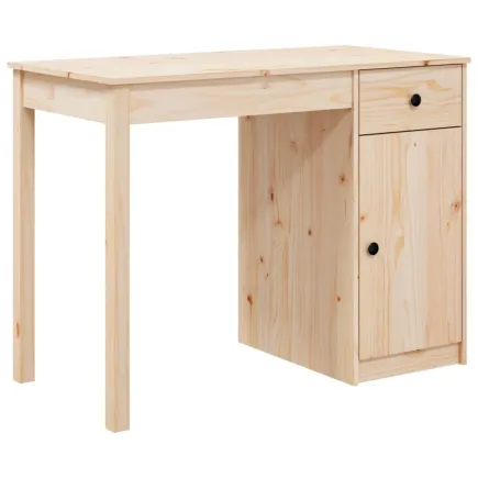 Bureau 100x50x75 cm Bois massif de pin 2