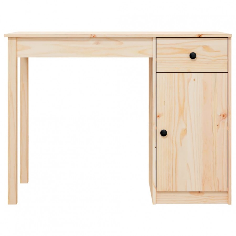 Bureau 100x50x75 cm Bois massif de pin
