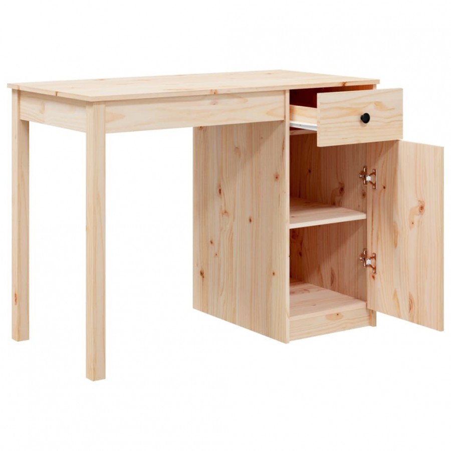 Bureau 100x50x75 cm Bois massif de pin