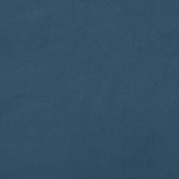 Cadre de lit Bleu foncé 100x200 cm Velours