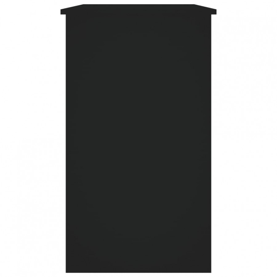 Bureau Noir 90x45x76 cm Aggloméré