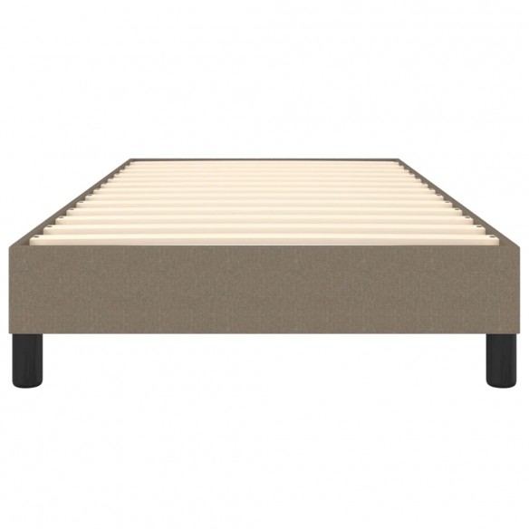 Cadre de lit Taupe 100x200 cm Tissu