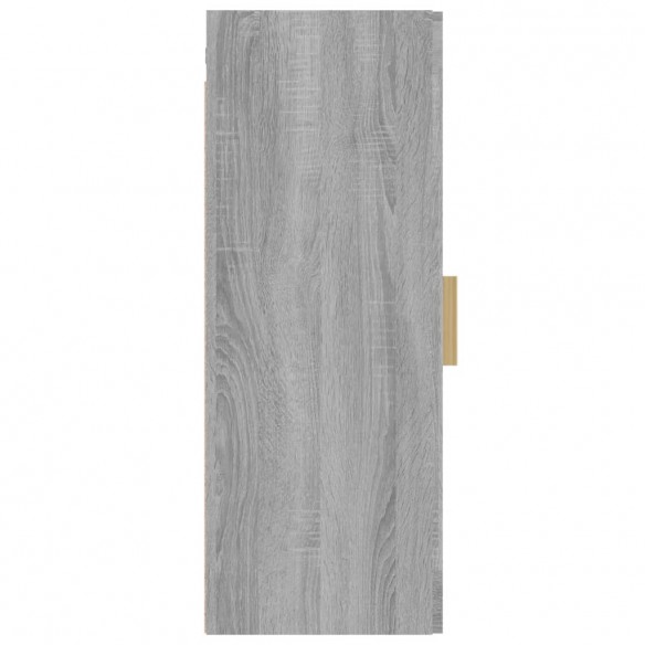 Armoire murale suspendue Sonoma gris 34,5x34x90 cm