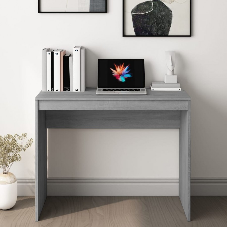 Bureau Sonoma gris 90x40x72 cm 