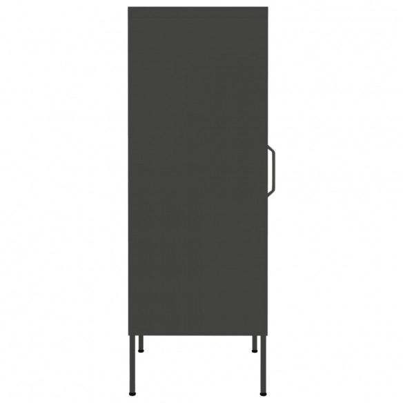 Armoire de rangement Anthracite 42,5x35x101,5 cm Acier