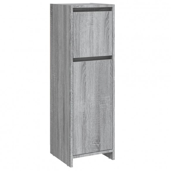 Armoire de bain Sonoma gris 30x30x95 cm Bois d'ingénierie