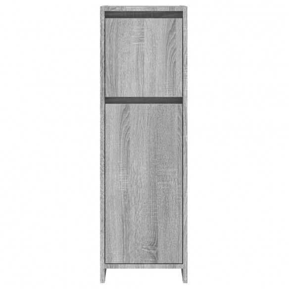 Armoire de bain Sonoma gris 30x30x95 cm Bois d'ingénierie