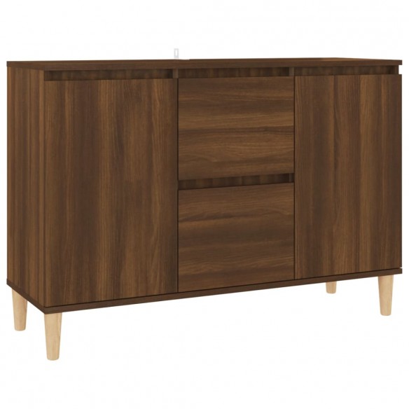 Buffet Chêne marron 103,5x35x70 cm Bois d'ingénierie