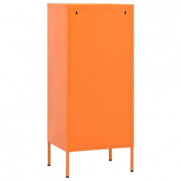 Armoire de rangement Orange 42,5x35x101,5 cm Acier