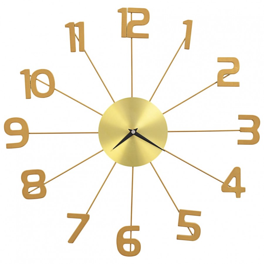 Horloge murale Métal 50 cm Doré Horloge murale Métal 50 cm Doré
