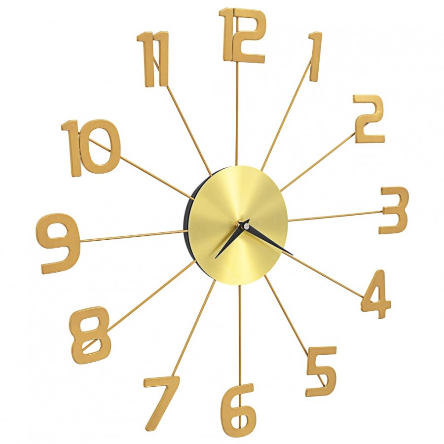 Horloge murale Métal 50 cm Doré Horloge murale Métal 50 cm Doré