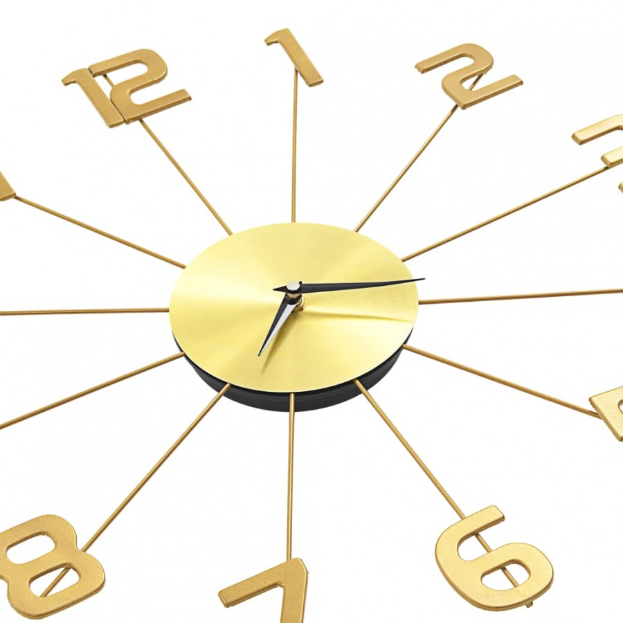 Horloge murale Métal 50 cm Doré Horloge murale Métal 50 cm Doré