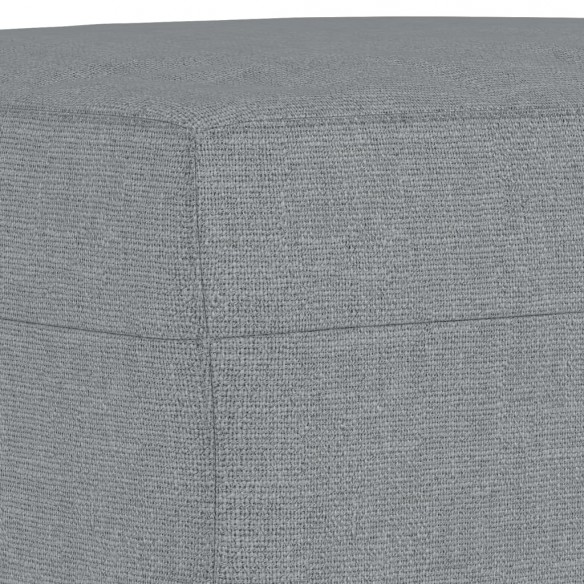 Repose-pied Gris clair 70x55x41 cm Tissu